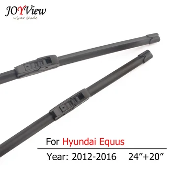 

S410 Car Front Wiper Blades for Hyundai Equus 2012 2013 2014 2015 2016 Hook Type Windshield Wipers 24 + 20 inches