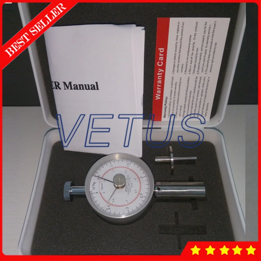 GY-2  Fruit Penetrometer with Fruit Hardness Tester Fruit Sclerometer Fruit durometer for 0.5-4kg/cm 2 (x10 5pa) 