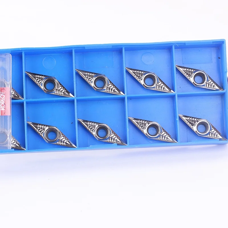 

Free shipping10 pcs VCGT160404-AK High quality machining lathe CNC carbide Inserts tool