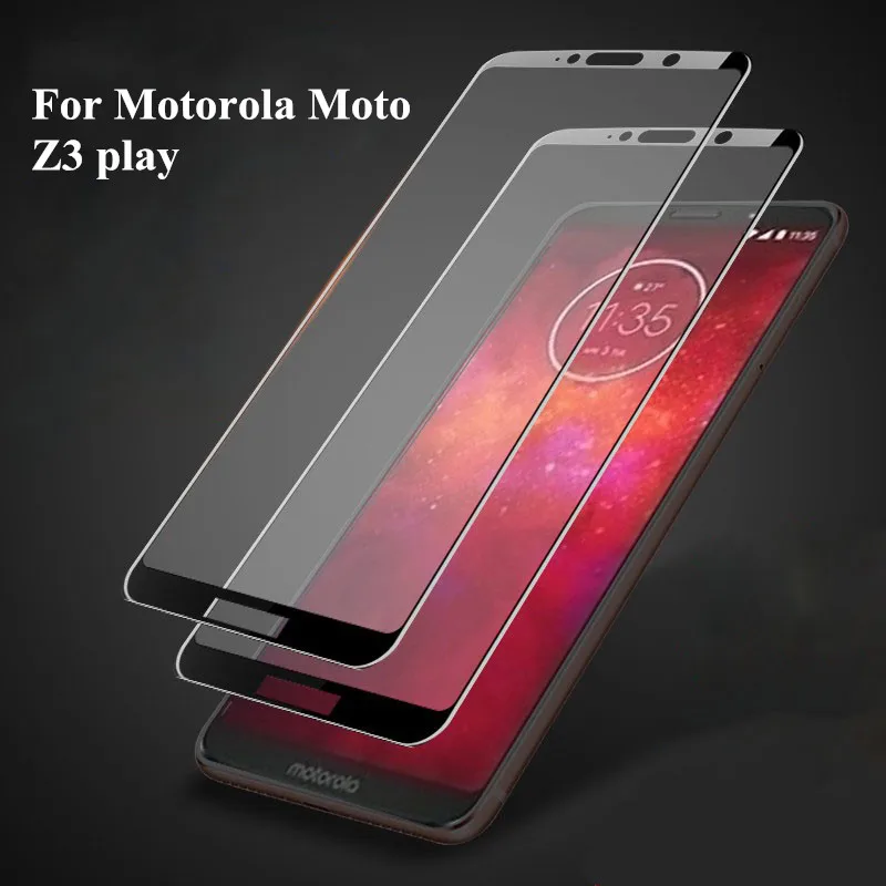 9H Full Cover Tempered Glass For Motorola Moto Z3 Play Screen Protector