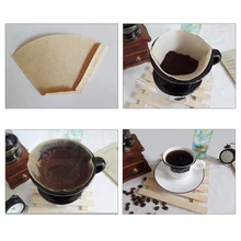 100 шт./пакет деревянный ручной капельный бумажный фильтр для кофе эспрессо кофе пакеты фильтров чай мешок ситечко сеточка для заваривания зеленого чая