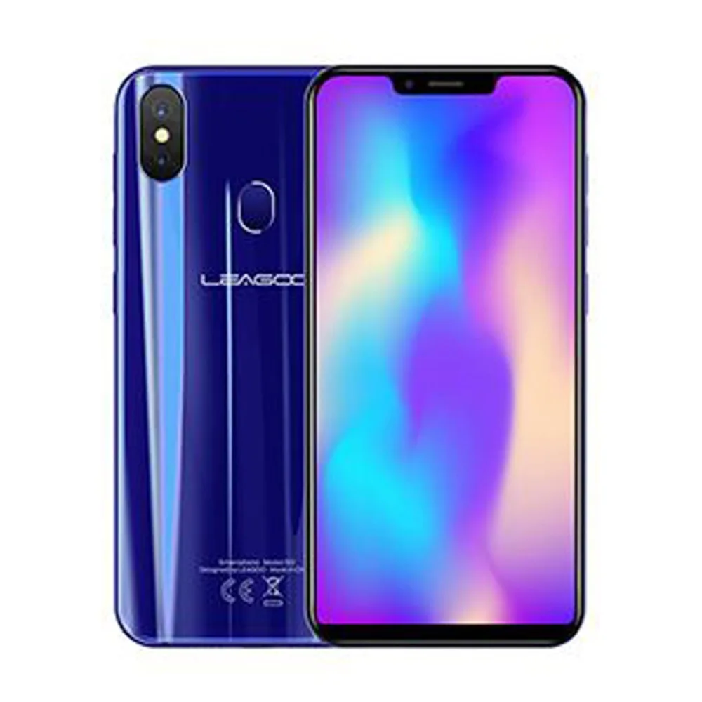 Смартфон LEAGOO S9 19:9 5,8" HD, ОЗУ 4 Гб ПЗУ 32 ГБ, Android 8,1, Восьмиядерный процессор, 13,0 МП, 4G, LTE, для распозна, распознавания лица, OTG, мобильный телефон - Цвет: Синий