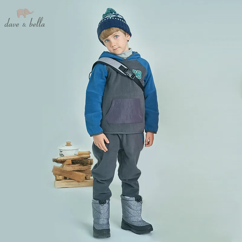 

DBK8720 dave bella autumn kids boys clothing sets baby outfits children hight quality suits