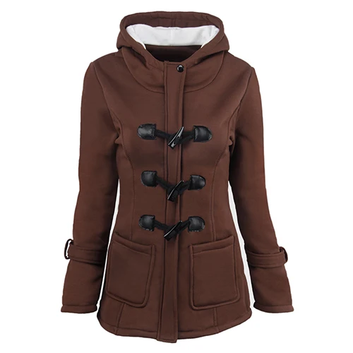 Gogoyouth, куртка с капюшоном размера плюс 6XL, весна-осень, для женщин, новинка, большое пальто, ветровка, длинный рукав, куртка для женщин, большая верхняя одежда - Цвет: Коричневый