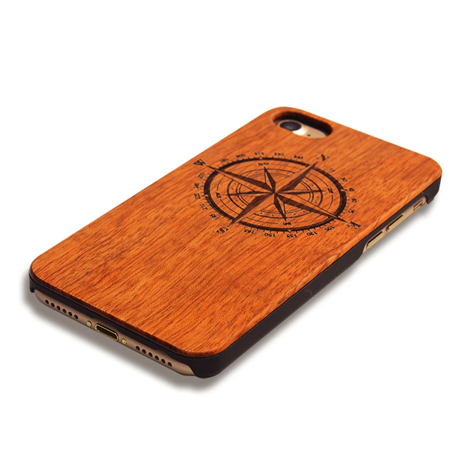 Retro PC+Wood Skull Case for iPhone 6 4.7\