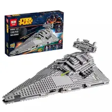 LEPIN 05062 1359Pcs STAR WARS space Series Imperial interstellar destroyer Model Building Blocks For Children font