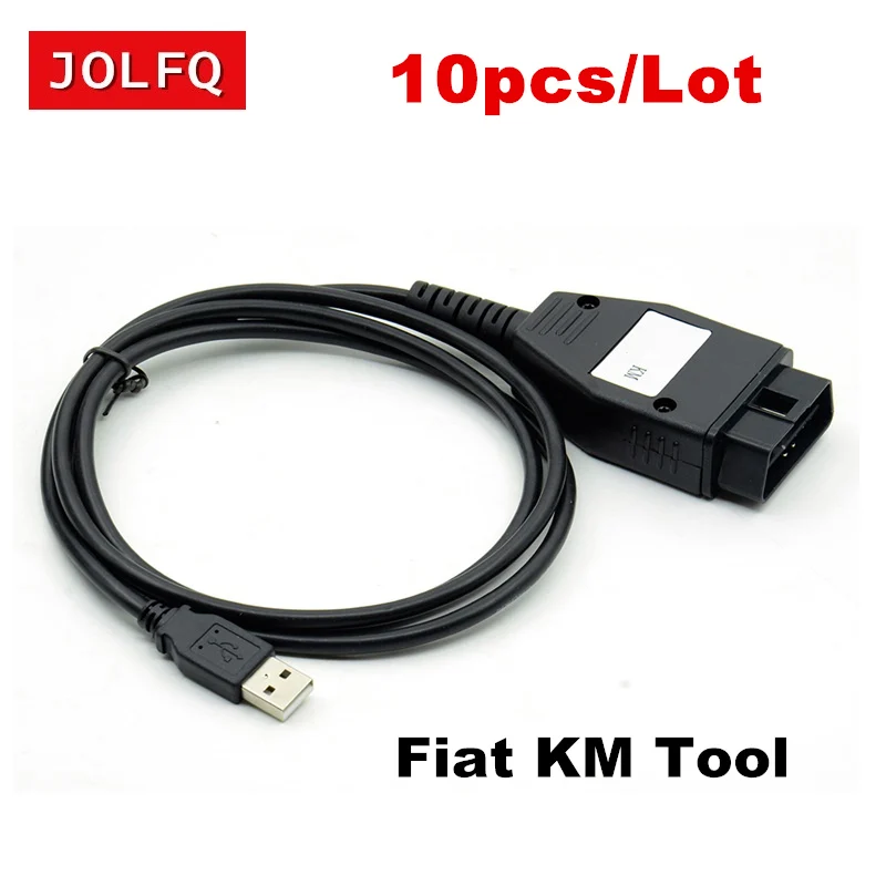 10 шт. DHL Бесплатная доставка КМ ИНСТРУМЕНТ через OBD2 для Fiat коррекции одометра