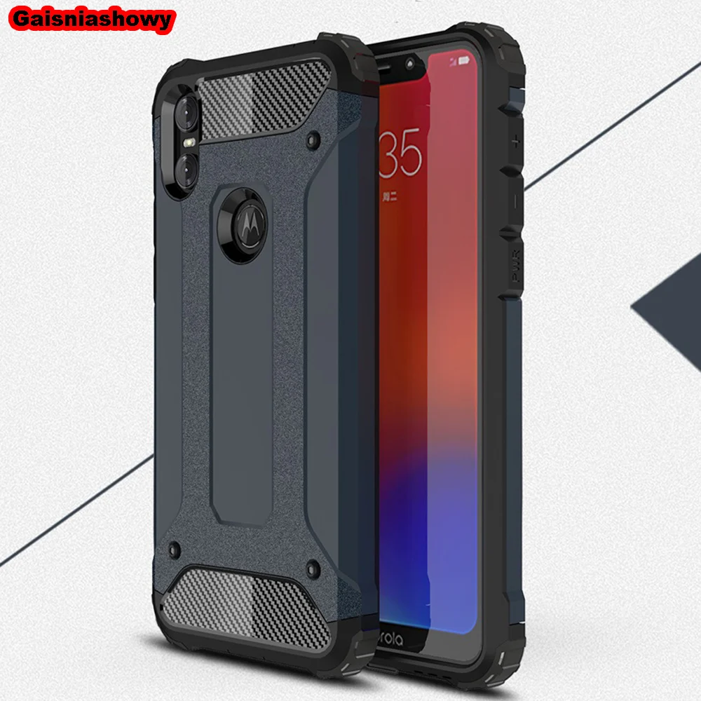Case For Motorola Moto One Vision Action Shockproof Armor Zoom Silicone Cover for P30 Play Power Note Phone Coque |