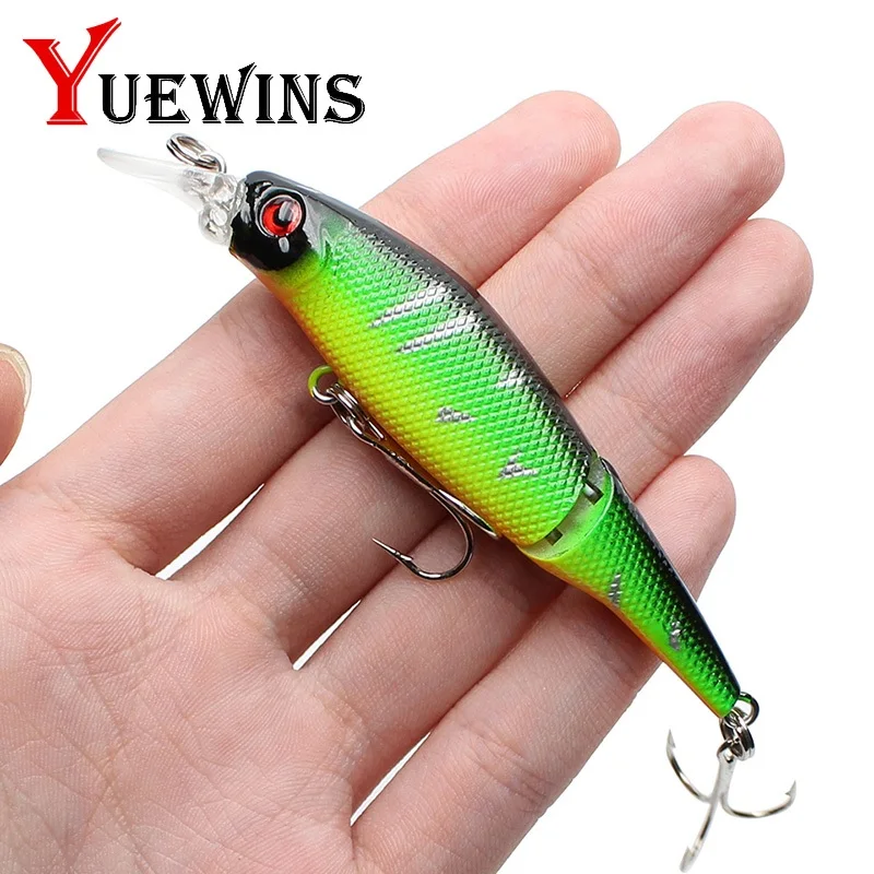 Yuewins البحر باس الصيد الصعب إغراء 8.5 cm 7.6g صوتها الطعم 3D عيون الاصطناعي Swimbait Crankbait أسماك بايك Jerkbait QA183A Yuewins البحر باس الصيد الصعب إغراء 8.5 cm 7.6g صوتها الطعم 3D عيون الاصطناعي Swimbait Crankbait أسماك بايك Jerkbait QA183A
