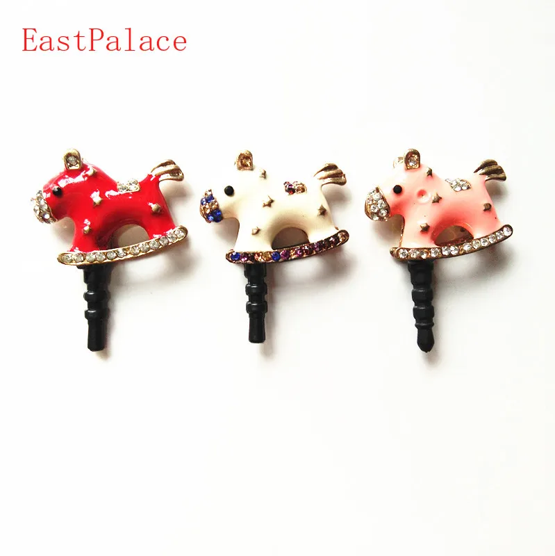 

Earphone Anti Dust Plug 3D Unicorn Diamond Plugs for Cell Phones Phone Accessories USB Anti Plug for Iphone 5s 6 6s Plus S7 S6