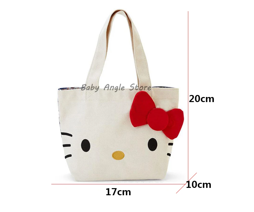 Ручная сумка hello kitty, ручная работа, мультяшная сумка hello kitty, милый, для девочек, для покупок, портативный, с бантом, плюшевый рюкзак, школьный, для путешествий