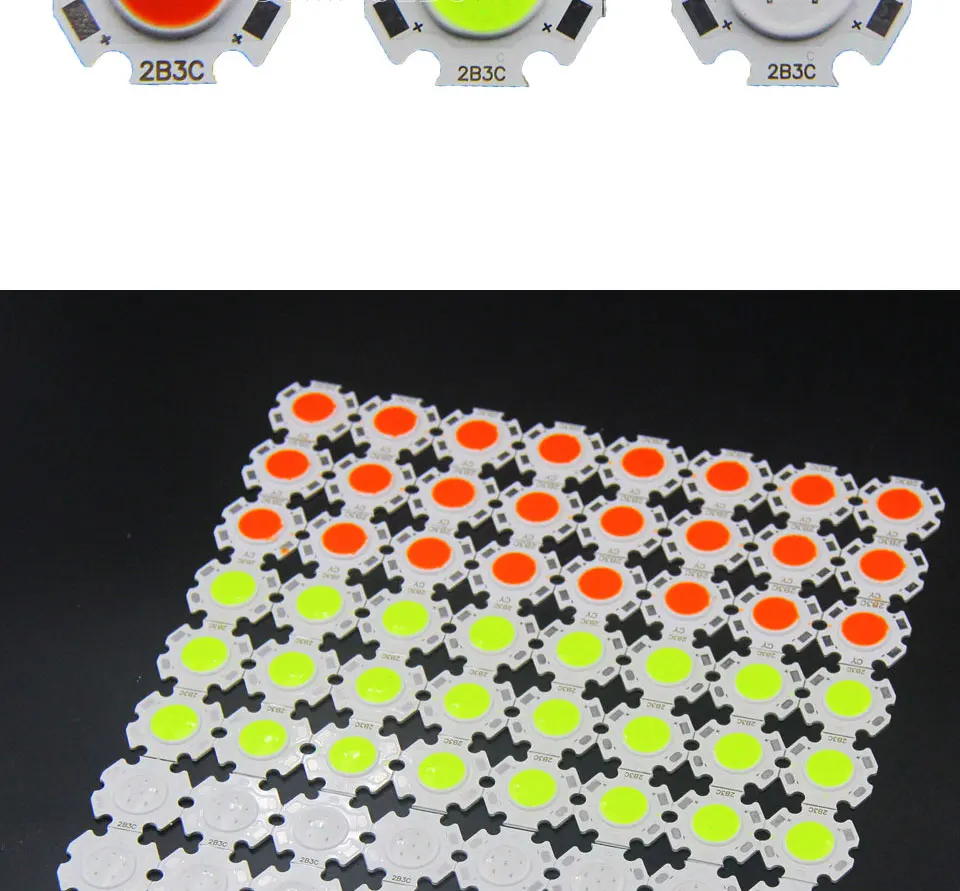 3w 5w 7w LED chip on board cob light source spotlight downlight bulb (5)