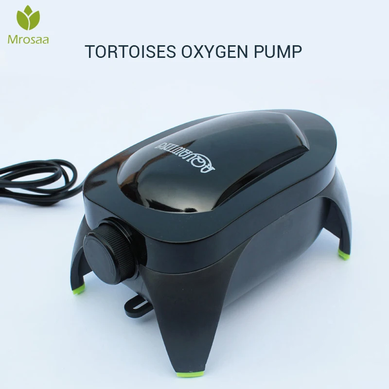 

Mrosaa High Power Ultra Hiqh quality Aquarium Air Pump Fish Tank High Energy Oxygen Water Pump US plug 5W Double Airhole