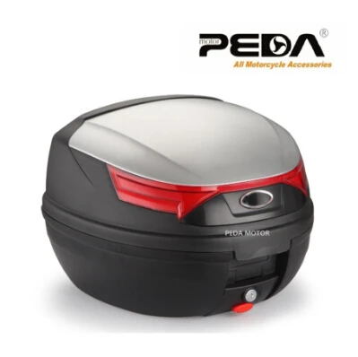 

PEDA 2019 32L Motorcycle Topcase Non-Broken PP Tail Box 43x41x32cm Scooter Cargo Case Carrier Box Topcases Carrier Box