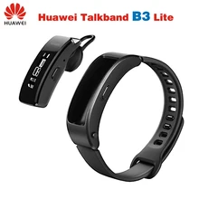 Huawei talkband B3 Lite умный браслет Bluetooth гарнитура ответить на вызов/завершить вызов тревожное сообщение Run Walk сна автоматическое слежение IP57