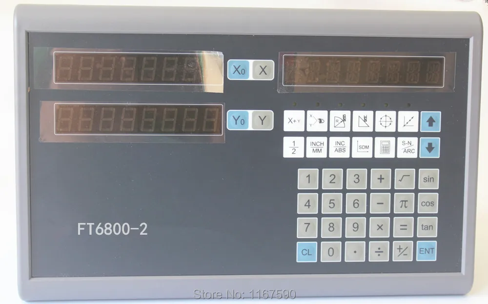 

New 2 axis DRO digital readout with high precision linear scale / linear encoder/ linear ruler for milling lathe machine