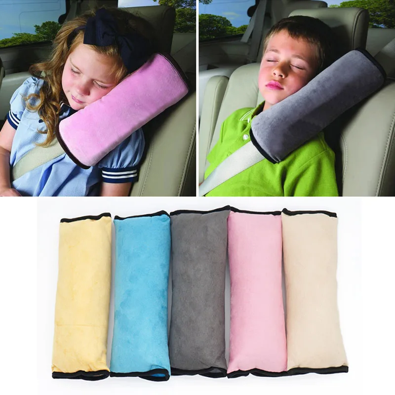 Детские подушки в автомобиль авто безопасности ремень для сиденья с подушкой плечевой ремень Подушка для защиты шеи Подушка для малышей