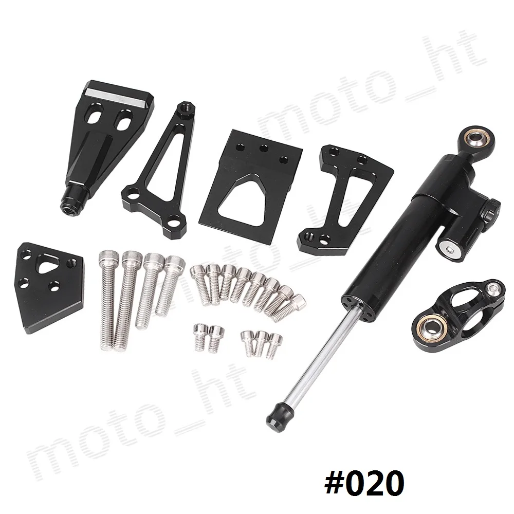 

CNC Safety Control Steering Damper Stabilizer with Bracket Mounting Kit for KAWASAKI ER 6N 2009 2010 2011 09 10 11