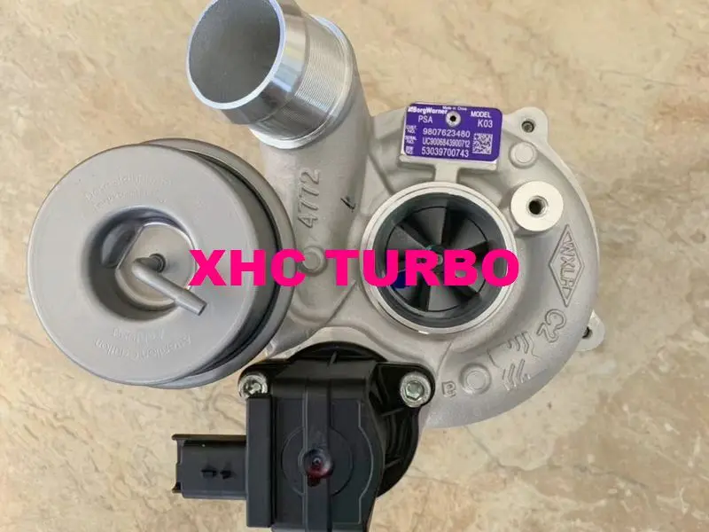 New Genuine Borgwarne * R K03 53039700743 53039700422 Turbo Turbocompressore Per Peugeot 508 4008 5008 Ds5 Ds6 Citroen Ep8Fdt 1.8Thp