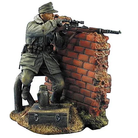 1/35 Assembly Resin Figure kit  Sniper with Base