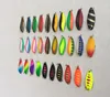 3.5g Spoon Lure Ice Fishing Lure Metal Bait False Bait Fishing Tackle Single Hook Copper Material 24 kind of color ► Photo 3/6