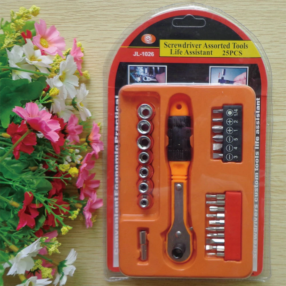 25 in one Multi function Combination Screwdriver Set Manual Disassemble