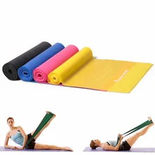Latex Fitness Band Pilates Exercise Equipment Elastic Belt Men Women Resistance Training Rubber Band Workout Sport