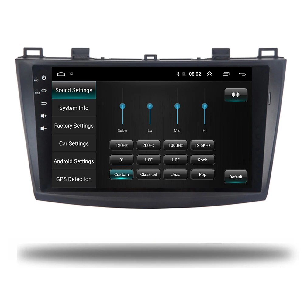 Discount Android 8.1 Car Radio Player GPS for Mazda 3 Axela 2009-2014 Stereo Head Unit Navigation Wifi Video Multimedia Bluetooth 7
