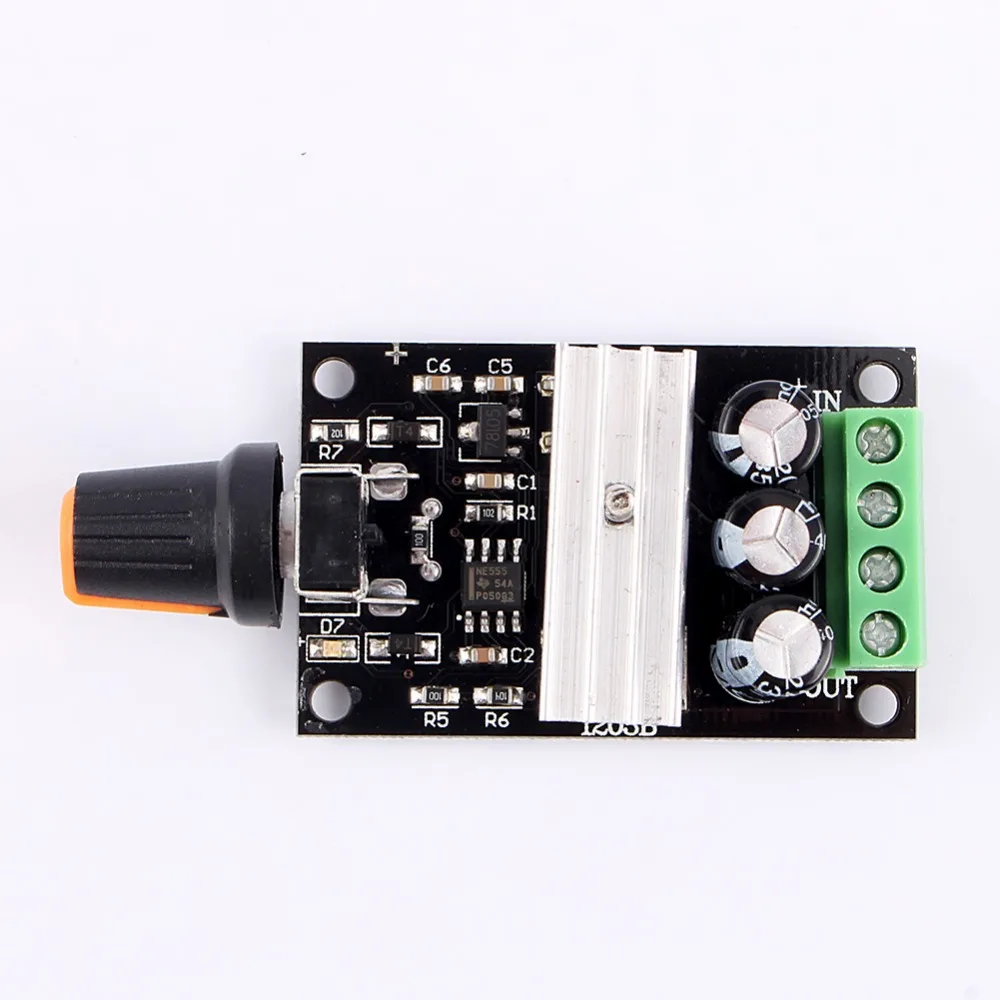 PWM DC 6 28V 3A регулятор скорости двигателя Регулируемый переключатель управления