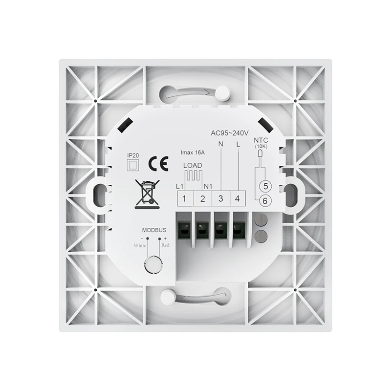 Bht-6000Gblw 16A Wifi Электрический терморегулятор отопления термостат для полов с подогревом программируемый комнатный регулятор температуры
