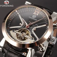 Classic Tourbillon Wrap Mens Watches Top Brand Luxury Automatic Watch Golden Case Calendar Male Clock Black