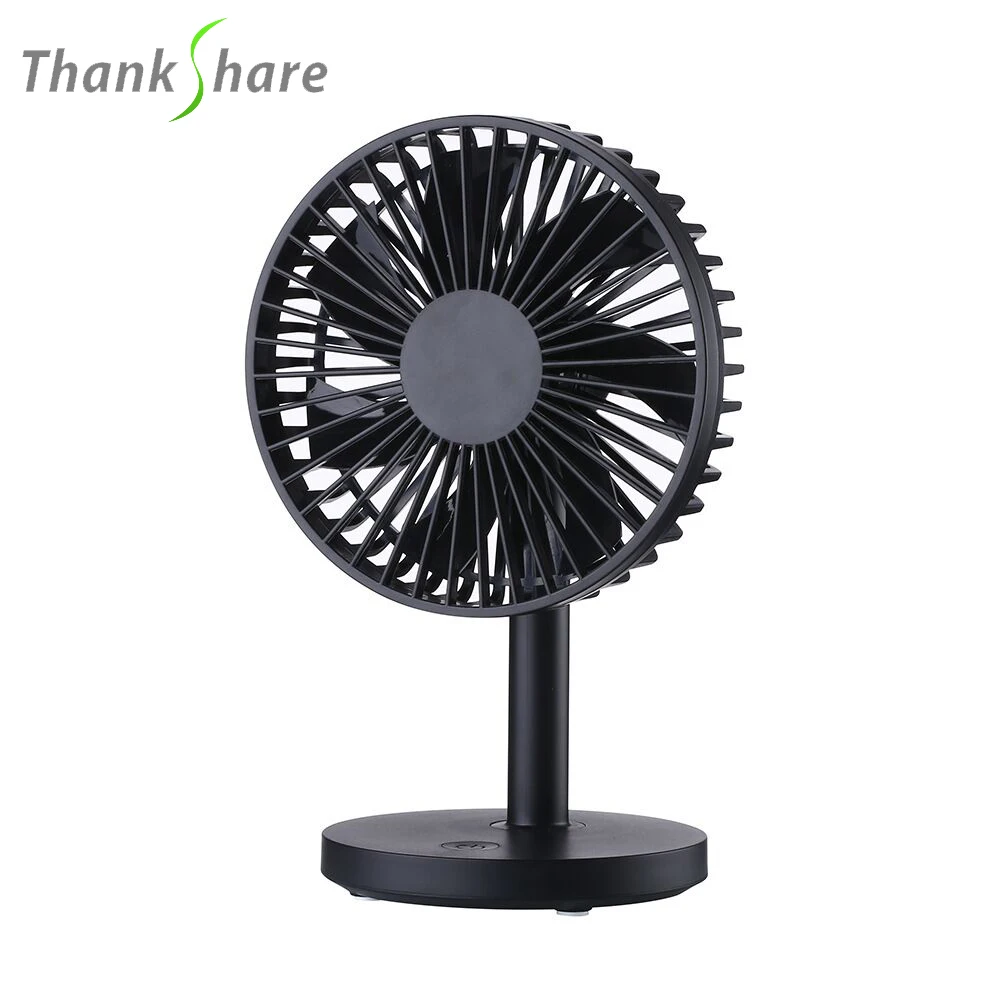 Color : White USB Table Desk Personal Fan USB Mini Fan with LED Lamp Rechargeable Desktop Baby Carriage Mute Portable Student Dormitory Bed Head Clip Fan for Home Office Table