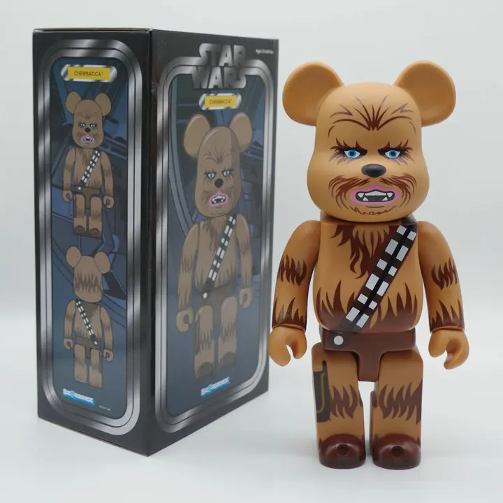Бесплатная доставка EMS 400% bearbrick Косплей Чубакка be @ rbrick модная игрушка копия