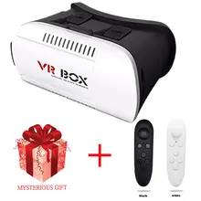 2017 Hot Google Cardboard VR BOX version Immersive virtual reality 3D glasses add Bluetooth wireless intelligent gamepad 3.0