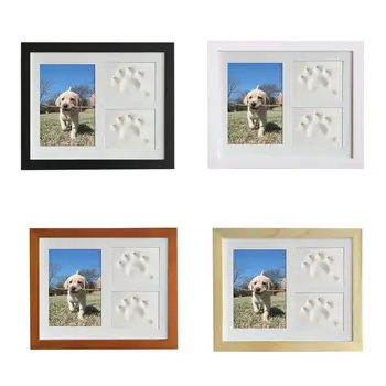 

Pet Memorial Picture Frame Cats and Dogs Paw Print Photo Frame for Room Wall or Table Decor