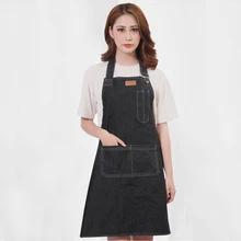 Салон Жан Парикмахерская накидка для стрижки волос фартук Парикмахерская резка окрашивания волос Perming платье Парикмахерская Ткань Униформа черный 1274