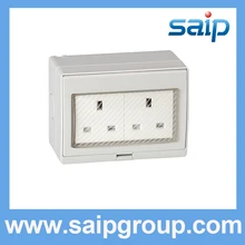 SP-2S двухпозиционная английский Стиль розетка/Водонепроницаемый стены Мощность разъем