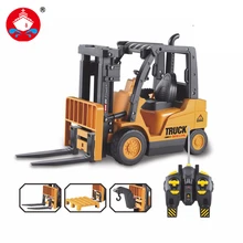 RC Car Fork Lift Wireless Clasps Car Mechanical Electrical Model Toy RC Remote Control Simulation construction