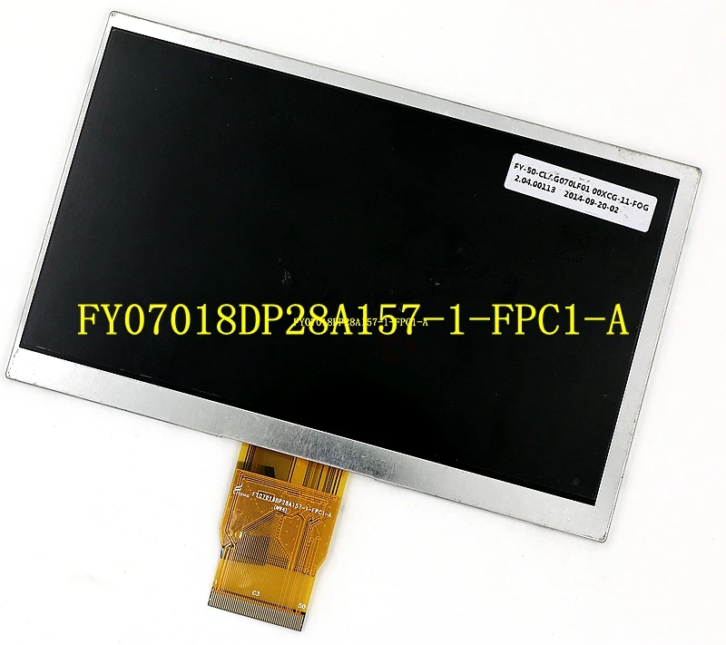 

Original FY07021DH26A29-1-FPC1-A 30PIN 7 inch LCD screen turning