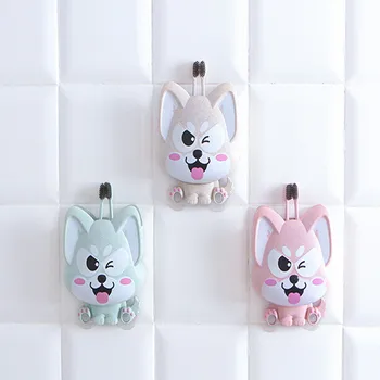 

Cartoon Animal Toothpaste Dispenser Rack Wall Mount Stand Toothbrush Holder Bathroom Accessories Sets