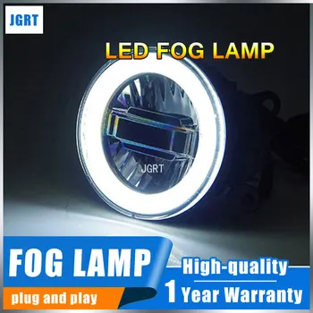 

For Citroen C4L fog lights+LED DRL+turn signal lights Car Styling LED Daytime Running Lights LED fog lamps