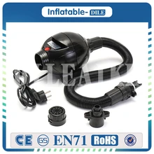 800 Вт Электрический воздушный нагнетательный вентилятор для Пузырькового футбола, бамперного мяча, Пузырькового футбола, водяной цилиндр, Зорб мяч