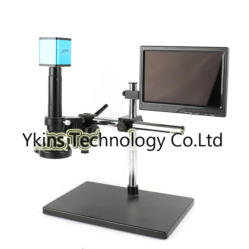 

1080P 60FPS SONY Sensor Full HDMI Industry TF Video Microscope Camera + Adjustable Arm Stand + LED+10.1" LCD for CPU PCB Repair