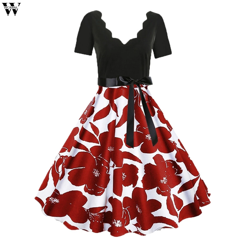big floral dress