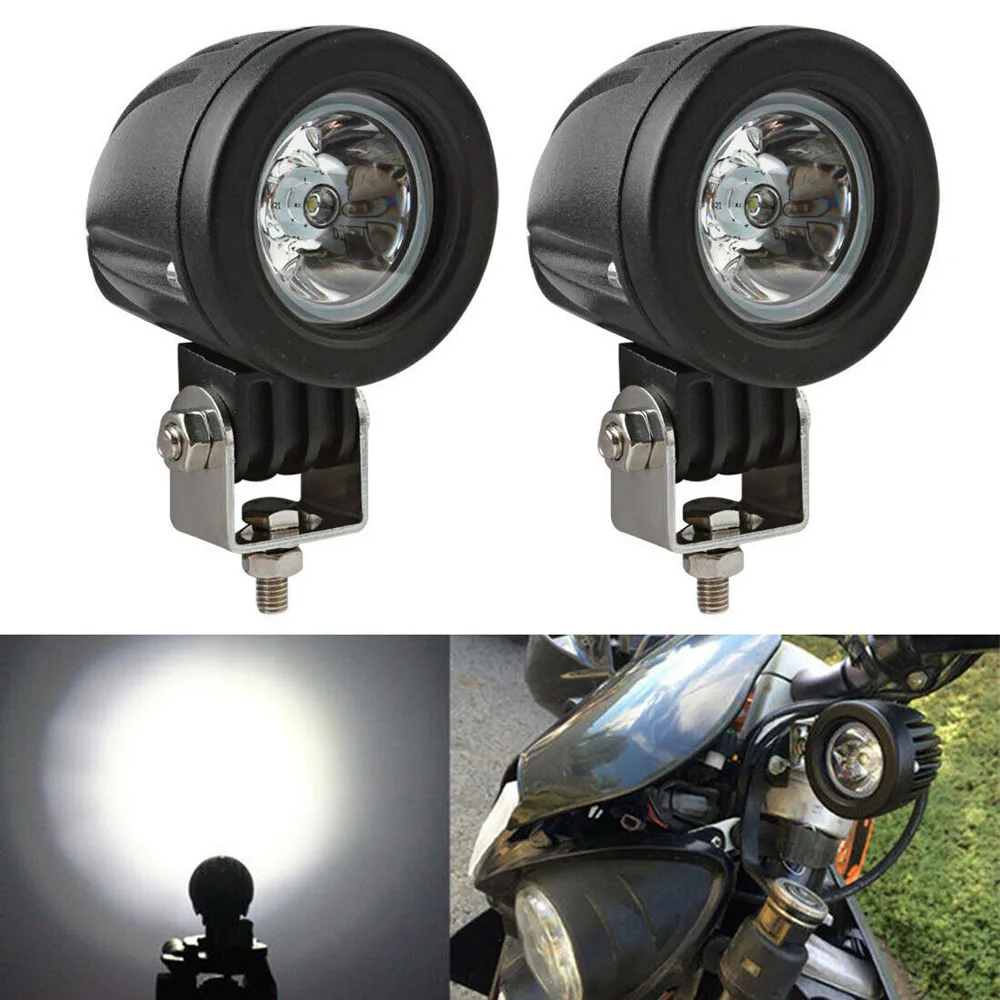 

Krator 2PCS 10W High Bright LED Car Auto Motorcycle Work Driving Fog Light Spot Beam Lamp 12V 24V