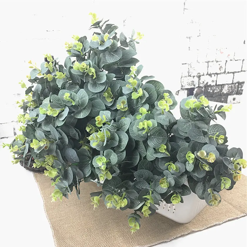 Artificial Eucalyptus Bouquet Flower Arrangement