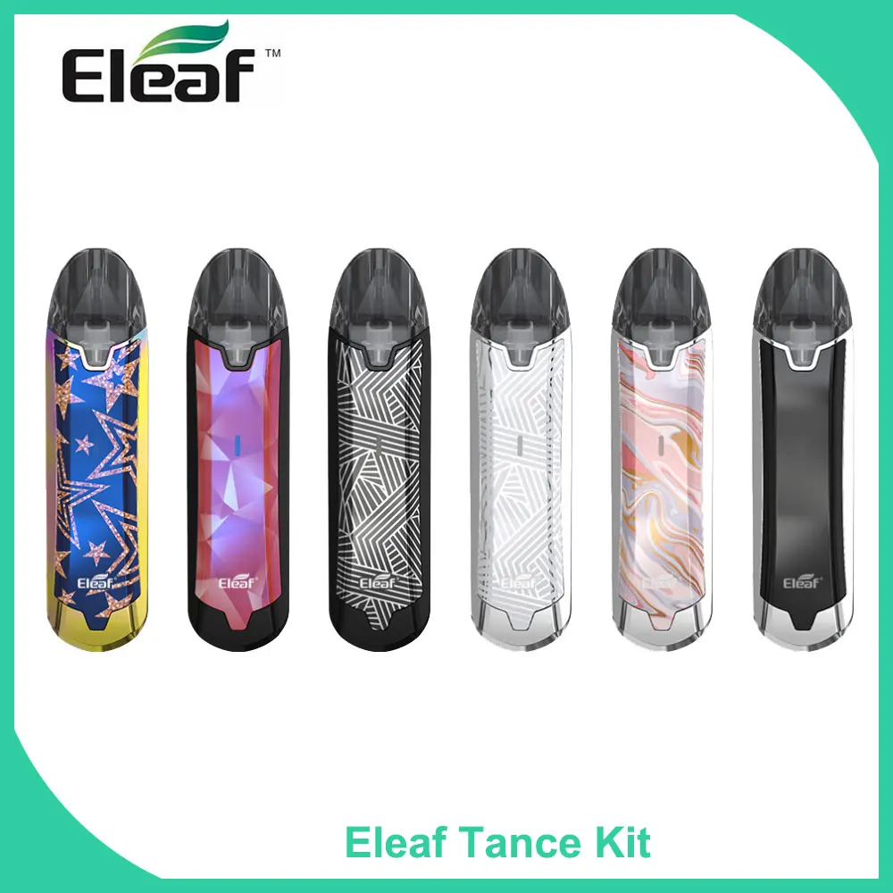 

Original Eleaf Tance kit 2ml Capacity Built in 580mAh Battery 1.2ohm Cartridge 10W Max Electronic Cigarette