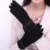 Elegant Women Gloves Solid Color Cashmere Mittens Female Winter Warm Touch Screen Full Finger Gloves