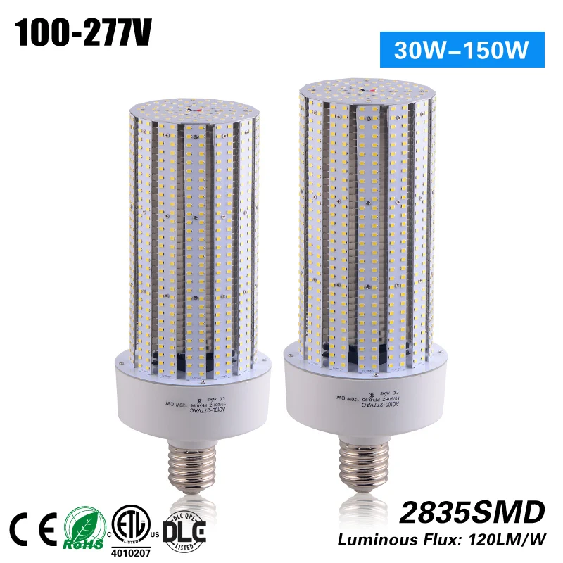 

120W retrofit E40 LED corn light replace 350w 3 years warranty CE RoHS ETL