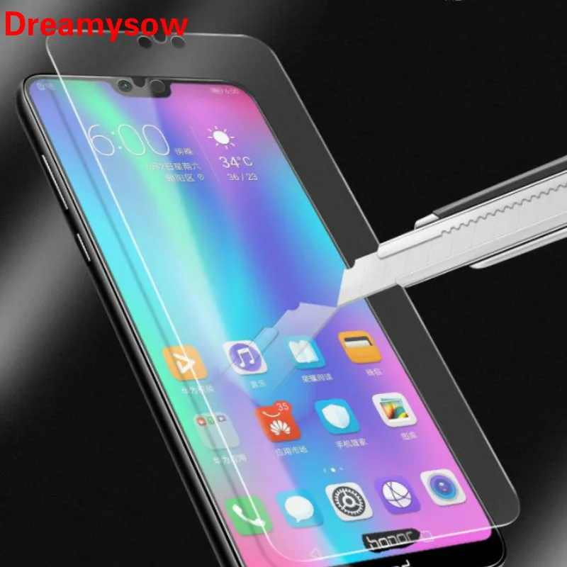

9H 2.5D Tempered Glass for Huawei Enjoy max Mate 20 Pro Lite Screen Film Glass for Nova 3 3i Protector on Honor Magic2 8C cover